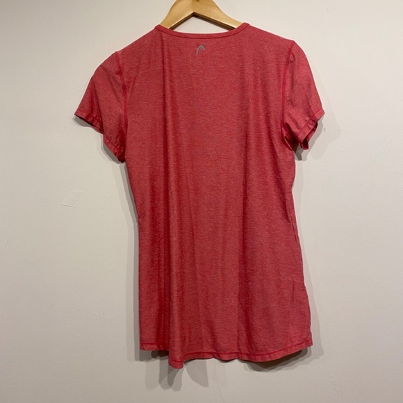 **$5 SALE** Head Activewear Women's Pink Crew Neck T-Shirt Size Medium - Picture 2 of 2